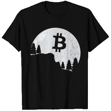 Discover Bitcoin Coin-Crypto In The Moon T Shirts