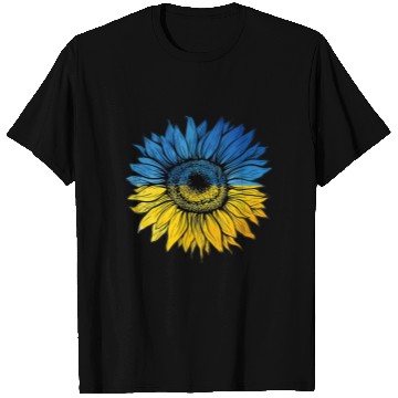 Discover Sunflower Ukraine Ukrainian Flag Stand With Ukrain T Shirts