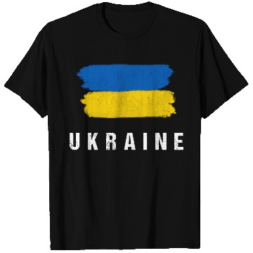 Discover Painted Ukraine Flag Ukrainian Flag Fan T Shirts