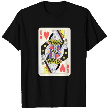 Discover Queen Of Hearts Playing Card Halloween T Shirts