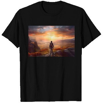 Discover A boy on the way to his first adventure T Shirts