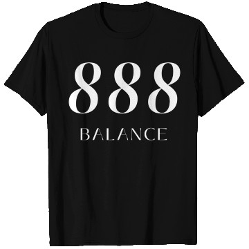 Discover 888 Balance Angel Number Inspirational Quote T Shirts