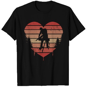 Discover Cute Red Vintage Heart Woodworking 80s Valentine T Shirts