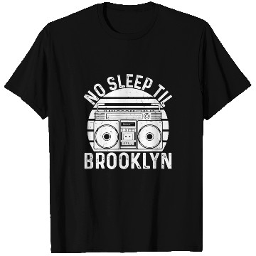 Discover Cool Retro No Sleep Til Brooklyn, Old School Porta T Shirts
