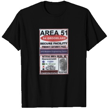 Discover Area 51 Reverse Engineering Pass T Shirts