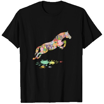 Discover Colorful Horse Jumping Horse T Shirts