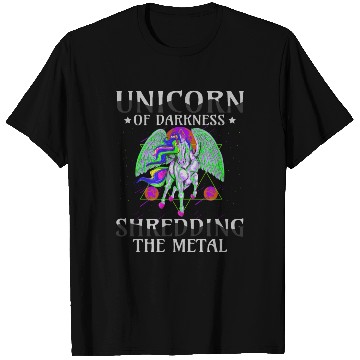 Discover Goth Rock Satan Unicorn Festivals Death Metal T Shirts