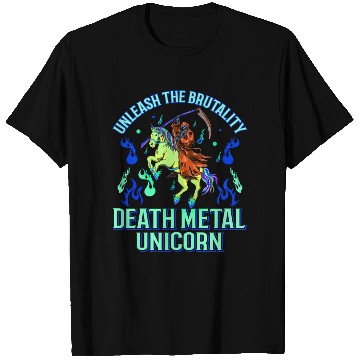Discover Goth Rock Satan Unicorn Festivals Death Metal T Shirts