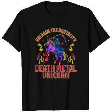 Discover Goth Rock Satan Unicorn Festivals Death Metal T Shirts