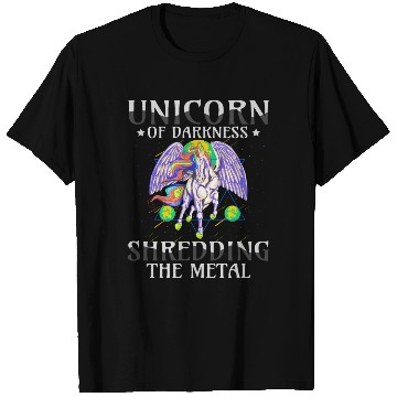 Discover Goth Rock Satan Unicorn Festivals Death Metal T Shirts