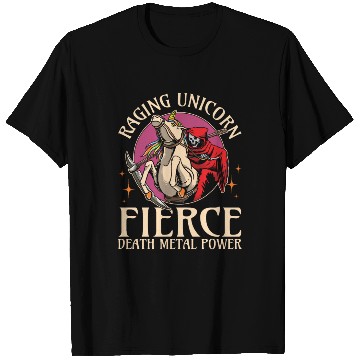 Discover Goth Rock Satan Unicorn Festivals Death Metal T Shirts