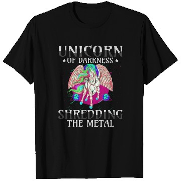 Discover Goth Rock Satan Unicorn Festivals Death Metal T Shirts