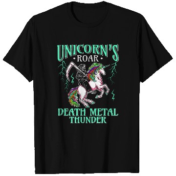 Discover Goth Rock Satan Unicorn Festivals Death Metal T Shirts