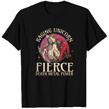Discover Goth Rock Satan Unicorn Festivals Death Metal T Shirts