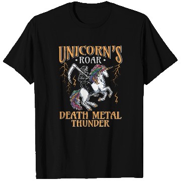 Discover Goth Rock Satan Unicorn Festivals Death Metal T Shirts