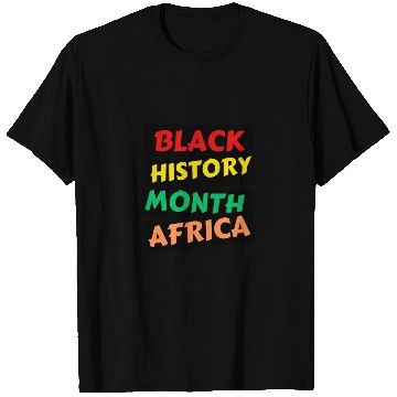 Discover design T Shirts Black History Month Africa