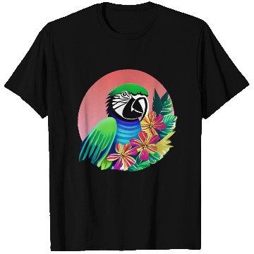 Discover Macaw in the Tropics T Shirts