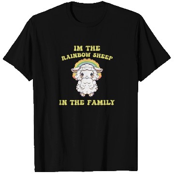 Discover I'm The Rainbow Sheep Animal Lover LGBT Community T Shirts