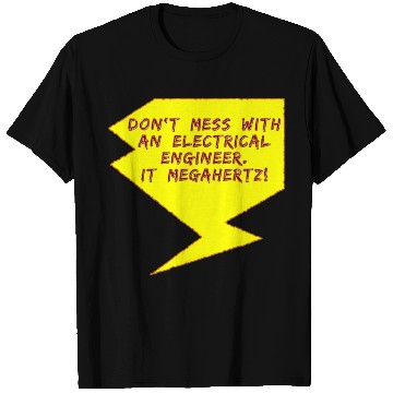 Discover Lightning Bolt Electrical Engineer girl T Shirts