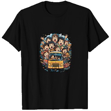 Discover Back to School Pre-K Kindergarten School Bus T Shirts
