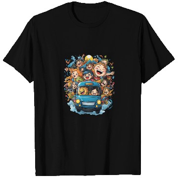 Discover Back to School Pre-K Kindergarten School Bus T Shirts