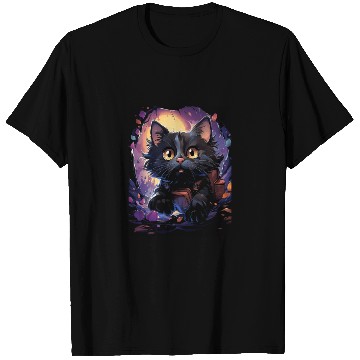 Discover Back to School Funny Cat Kitten Wearing School T Shirts