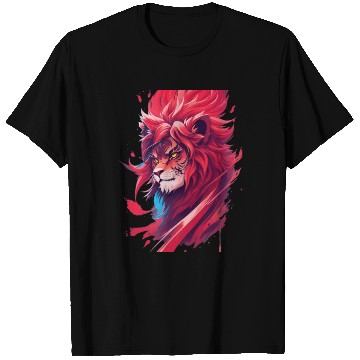 Discover Ninja lion nice T Shirts Ai design