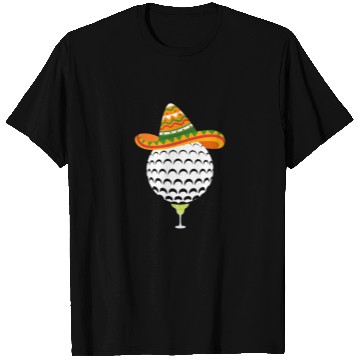 Discover Margarita Golf Ball Mexican Sombrero T Shirts
