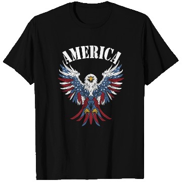 Discover America Eagle T Shirts