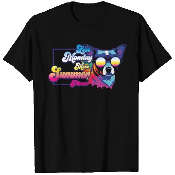 Discover Less Monday, More Summer | Beach Party Dog Lovers T Shirts