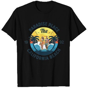 Discover Paradise Place: California Beach T Shirts