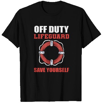 Discover Off Duty Lifeguard Beach Attendant Gift T Shirts