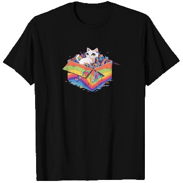 Discover Rainbow LGBT Community Cutie Kitty Pride Lesbian T Shirts