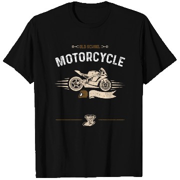 Discover Old School Motorcycle - Motorcycle T Shirts