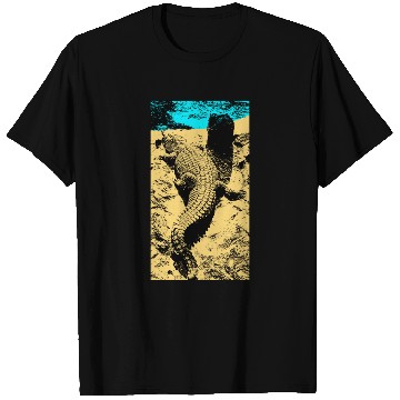 Discover Alligator vintage art Colored T Shirts