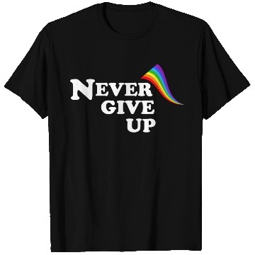 Discover never give up T Shirts