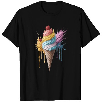 Discover Fruity ice cream T Shirts