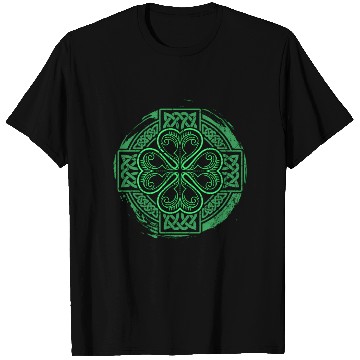 Discover Celtic Knot Irish Shamrock Three Leaf Clover St Pa T Shirts