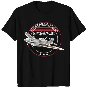 Discover WW2 P-40 Warhawk Airplane T Shirts