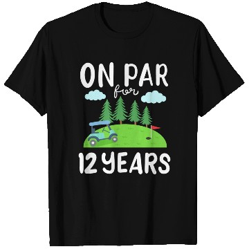 Discover Golf Course 12th Birthday Golfcar 80s T Shirts