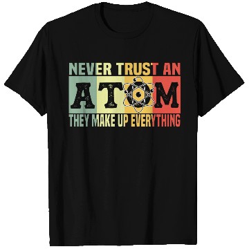 Discover Atom Physics Chemistry Natural Science Vintage T Shirts