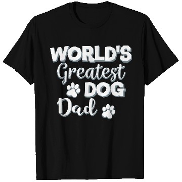 Discover World's Best Dog Dad T Shirts