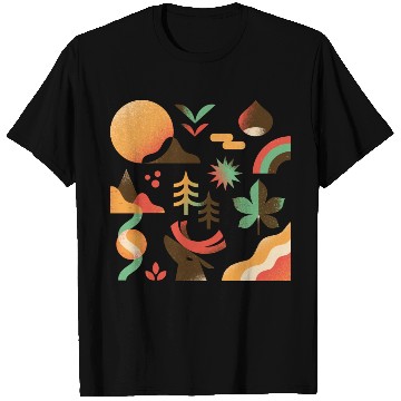 Discover Autumn Mountain Landscape T Shirts