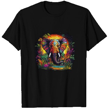 Discover Elephant in the djungle T Shirts
