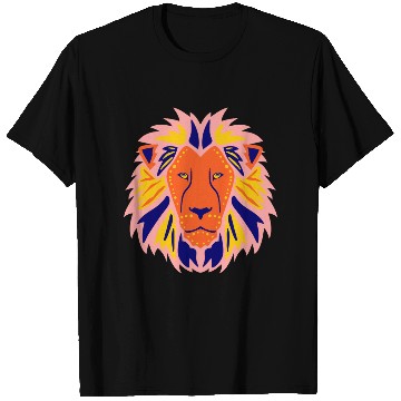 Discover lion head, cool , stylish. T Shirts