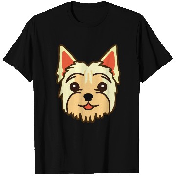 Discover Little Yorkshire Terrier Dog Lover Yorkie Retro T Shirts