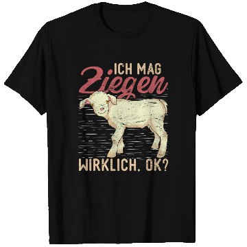 Discover I really like goats ok farm animal goat T Shirts