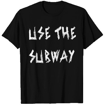 Discover Use The Subway yellow T Shirts