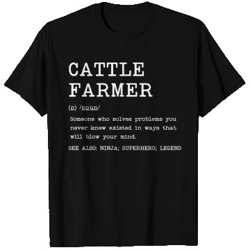 Discover Cattle Farmer Definition Design Copy Copy T Shirts