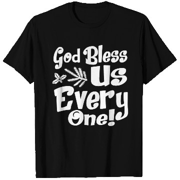 Discover A Christmas Carol Charles Dickens God Bless Us T Shirts
